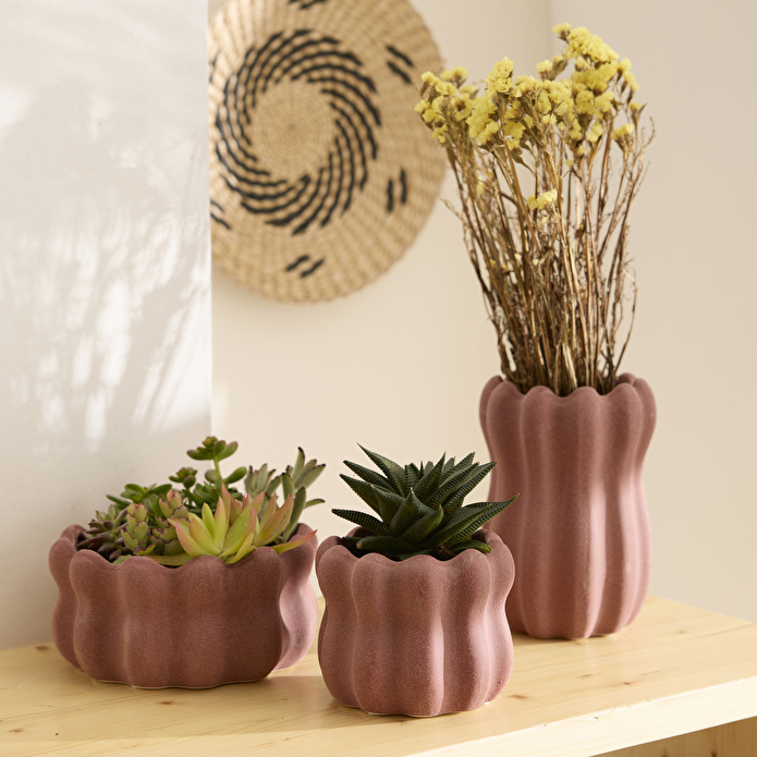 Karaca Home Valeria Saksı 19,9x19,9x10 cm