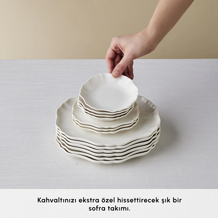 Emsan Forever Bone Bulut 30 Parça 6 Kişilik Kahvaltı Takımı