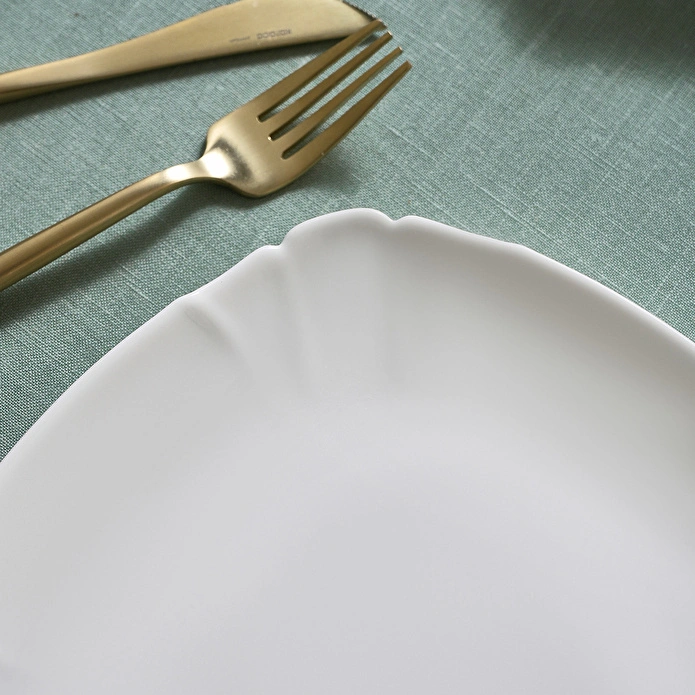 Karaca Tonny 6 Parça Opal Pasta Takımı Beyaz 19 cm