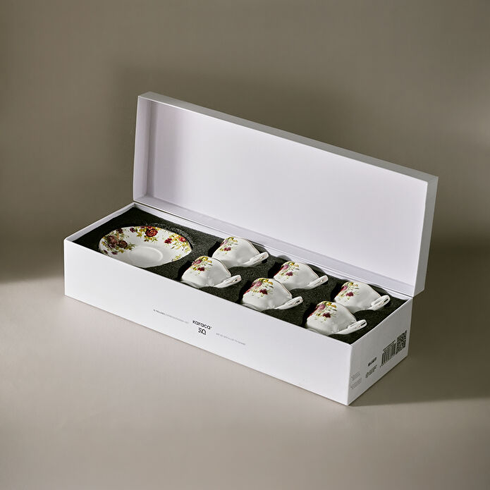 Karaca Asuman 6 Kişilik Kahve Fincan Takımı 80 ml