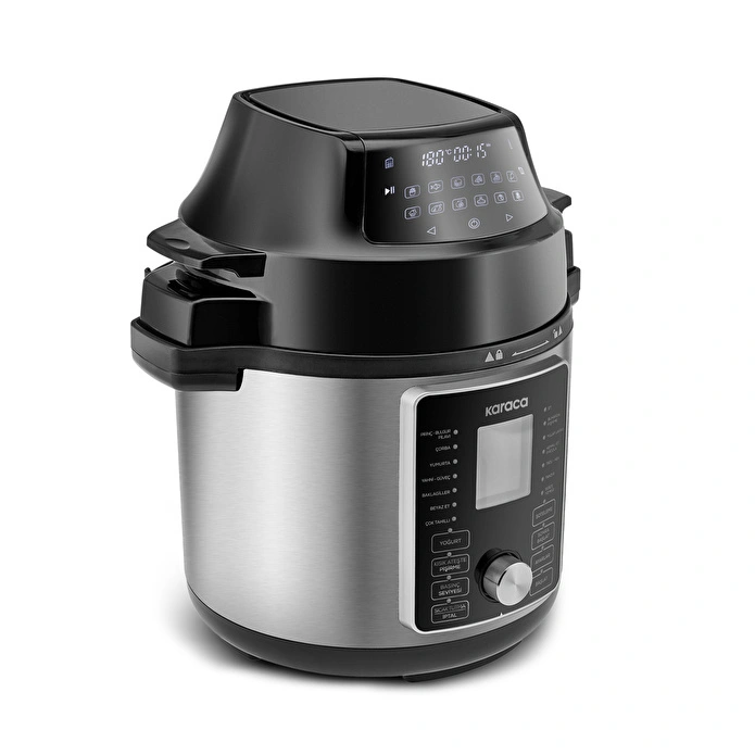 Karaca Cooker Elektrikli Basınçlı Pişirici Inox 1000W 6L