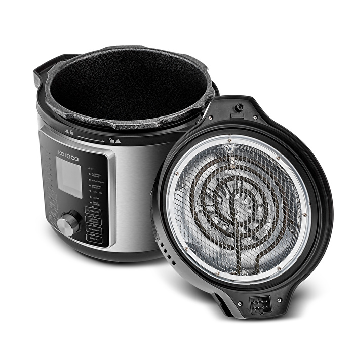 Karaca Cooker Elektrikli Basınçlı Pişirici Inox 1000W 6L