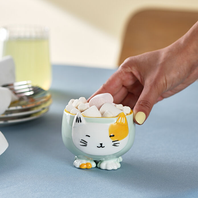 Karaca Kitty Çerezlik Sarı 7x9 cm