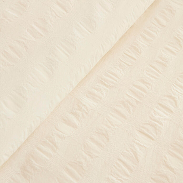 Karaca Home Perla Gofre %100 Pamuk Çift Kişilik Nevresim Takımı Beyaz