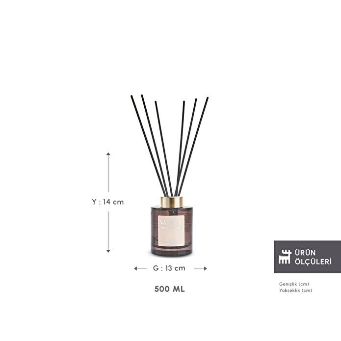 Karaca Smell The Sweet Serenity Black Vanilla Çubuklu Ortam Kokusu 500 ml