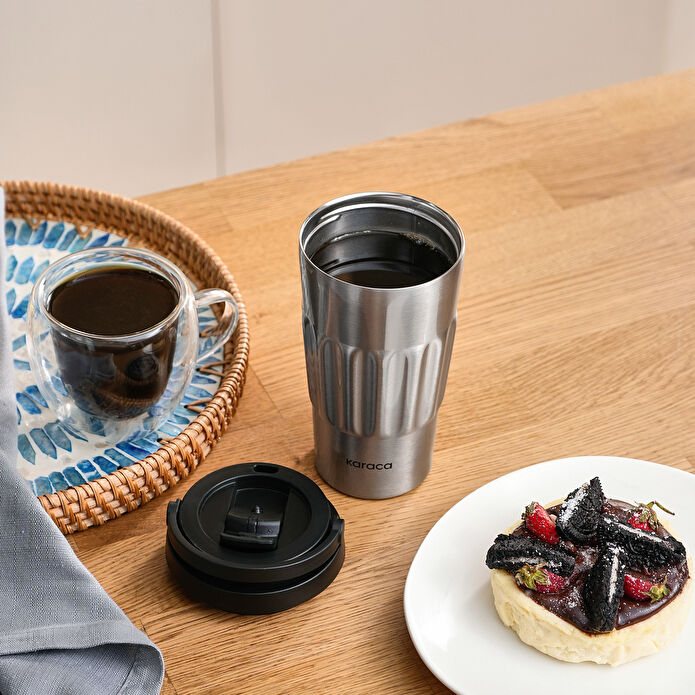 Karaca Antre Çelik Sızdırmaz Termos 500 ml Inox 