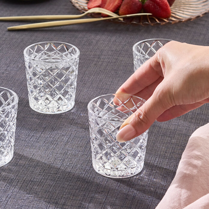 Karaca Vetna 6'lı Kahve Yanı Bardağı Şeffaf