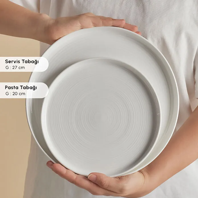 Karaca Stream Bone Blair 24 Parça 6 Kişilik Yemek Takımı