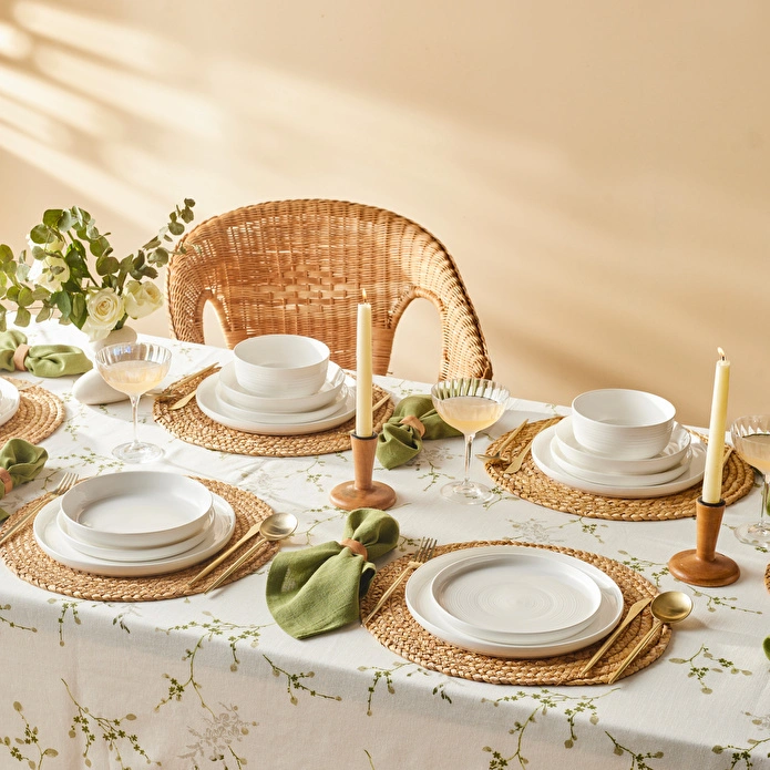 Karaca Stream Bone Blair 24 Parça 6 Kişilik Yemek Takımı