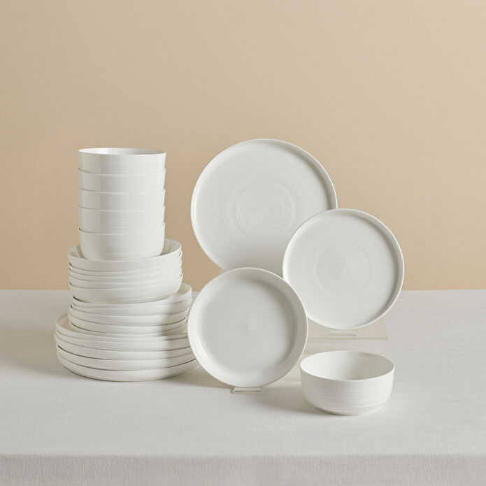 Karaca Stream Bone Blair 24 Parça 6 Kişilik Yemek Takımı