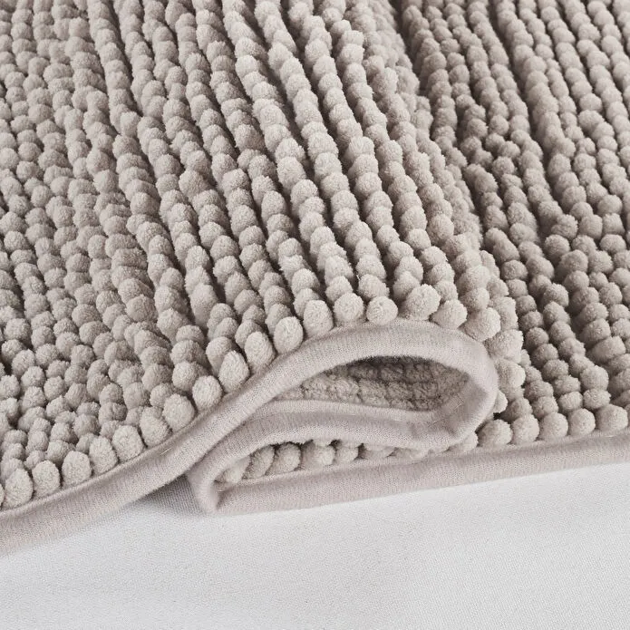 Kaşmir Home Soft Makarna Banyo Paspas Gri 60x100 cm