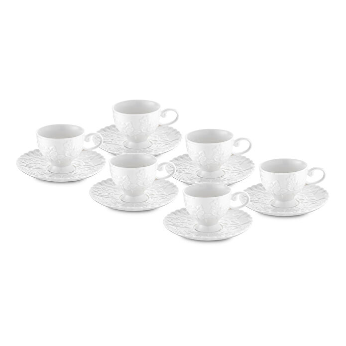 Emsan Laren 90 ml 6'lı Kahve Fincan Takımı