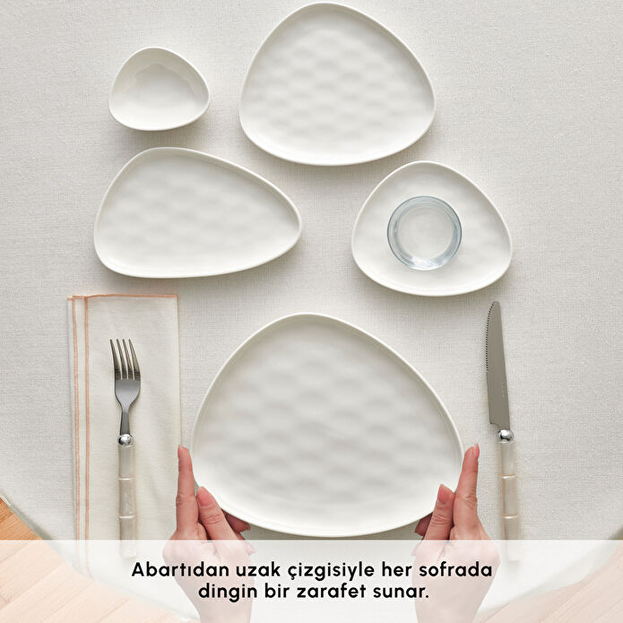 Karaca Forever Bone Orla 26 Parça 6 Kişilik Kahvaltı Takımı