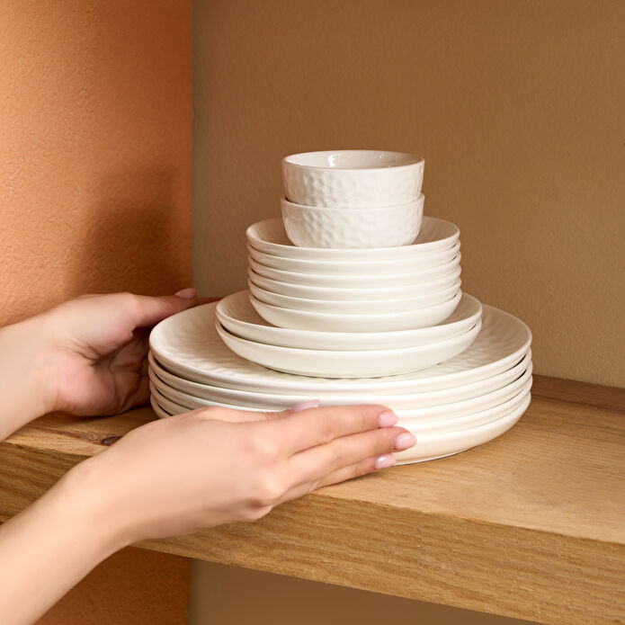 Karaca Forever Bone Rita 26 Parça 6 Kişilik Kahvaltı Takımı