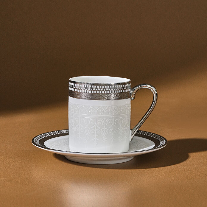 Karaca Royal Bone Kate 6 Kişilik Kahve Fincan Takımı 90 Ml