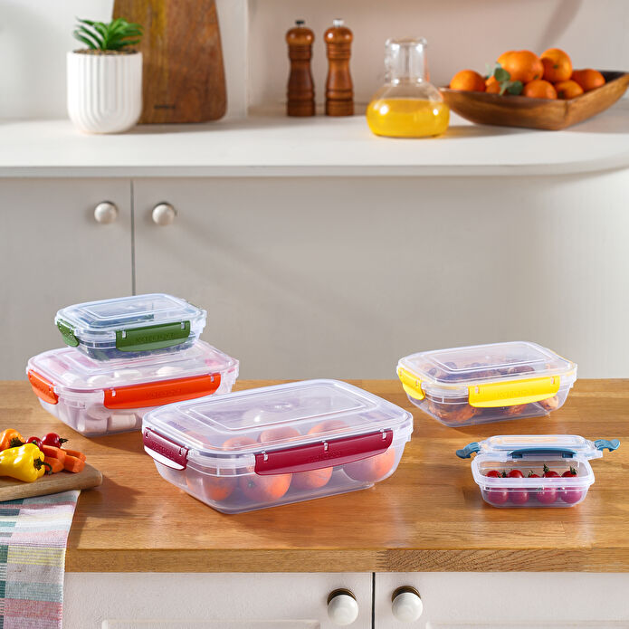 Karaca Locker Save 5'li Saklama Kabı