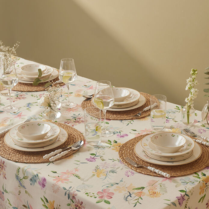 Karaca Forever Bone Fly 24 Parça 6 Kişilik Yemek Takımı