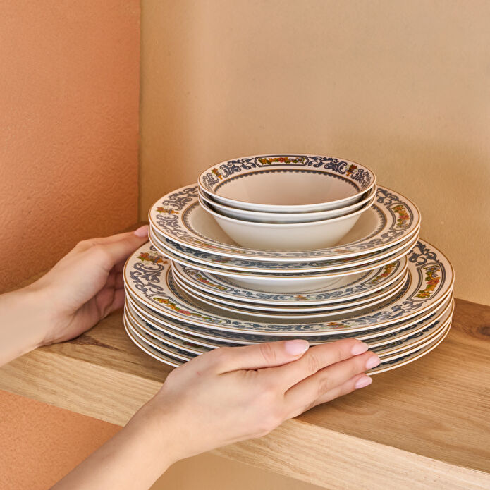 Karaca Forever Bone Vase 24 Parça 6 Kişilik Yemek Takımı