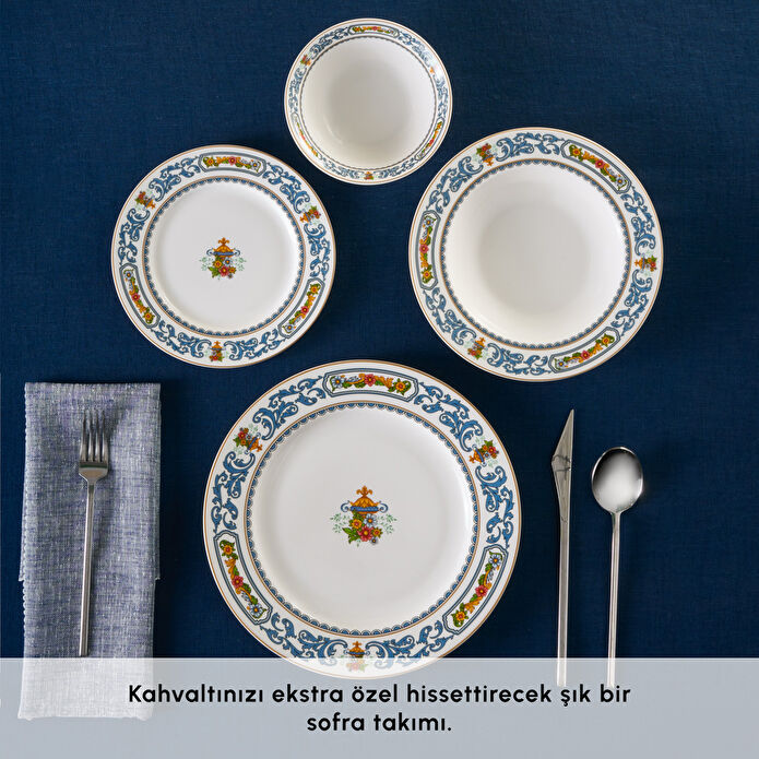 Karaca Forever Bone Vase 24 Parça 6 Kişilik Yemek Takımı