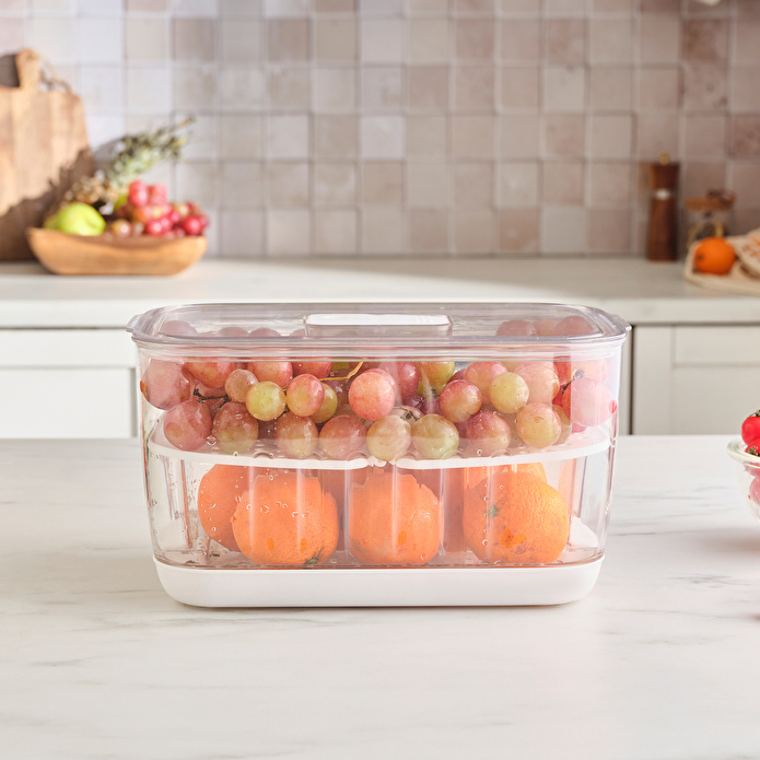 Karaca Citrina Saklama Kabı Beyaz Large 5000 ml