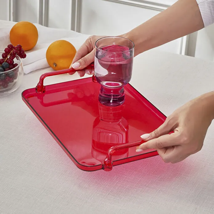 Karaca Claro Dikdörtgen Tepsi Kırmızı 30 cm