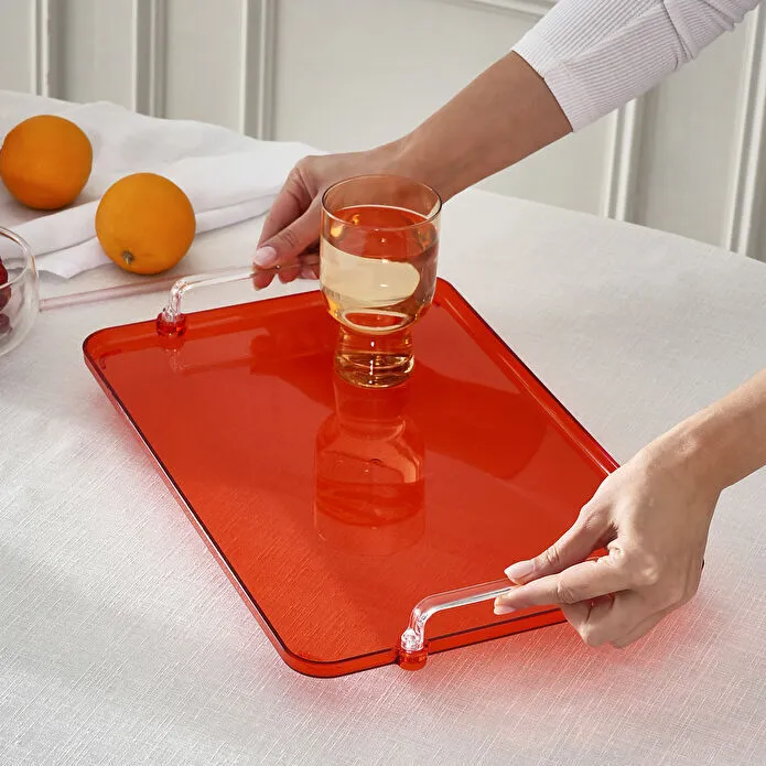 Karaca Claro Dikdörtgen Tepsi Turuncu 38 cm