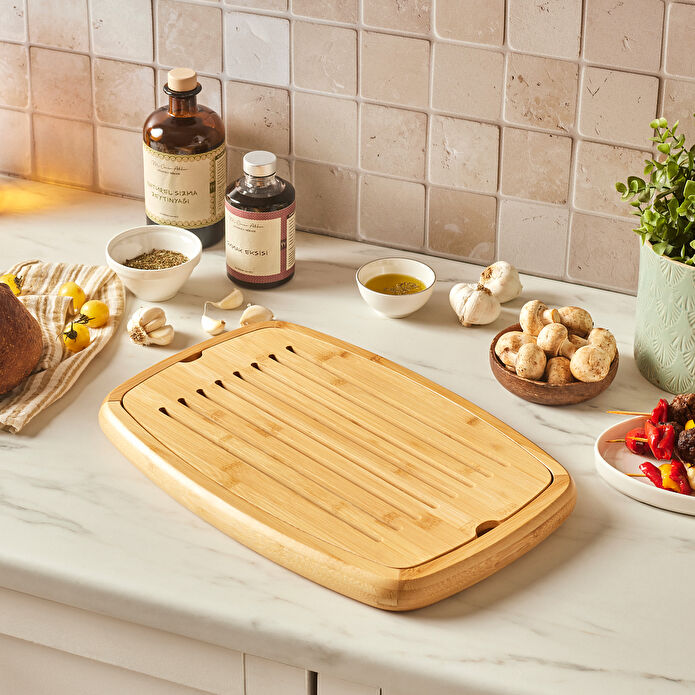 Karaca Bambu Aria 3 in 1 Kesme ve Sunum Tahtası