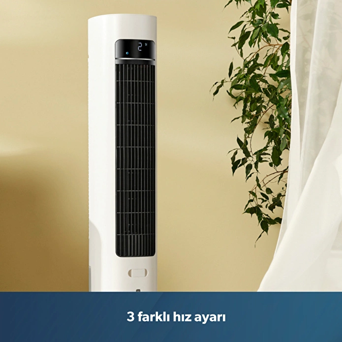 Homend Fanomen 9011H Uzaktan Kumandalı Soğuk Su ve Buz Hazneli Kule Tipi Vantilatör 60W