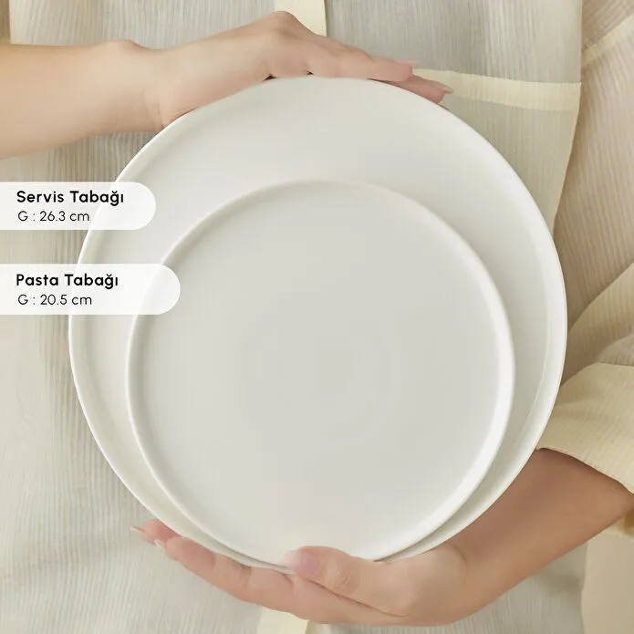 Karaca Forever Bone Pablito 53 Parça 12 Kişilik Yemek Takımı