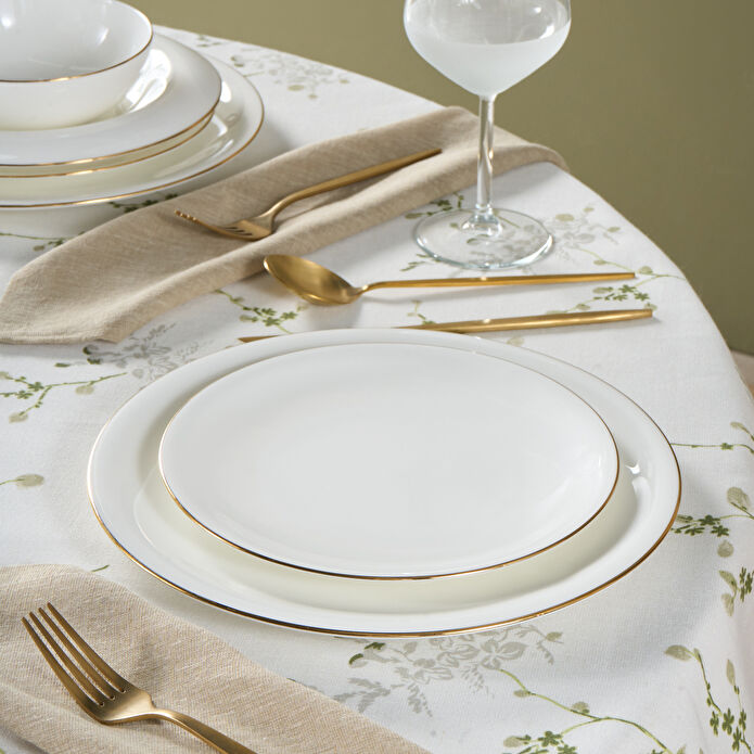 Karaca Stream Bone Pavli 24 Parça 6 Kişilik Yemek Takımı