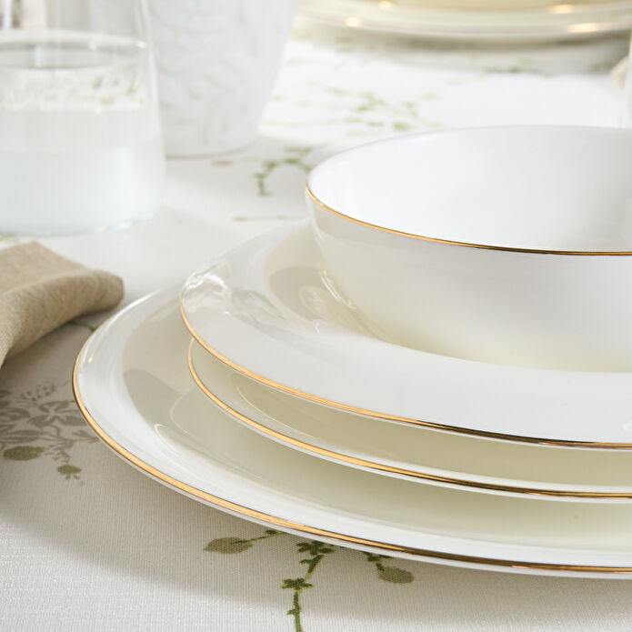 Karaca Stream Bone Pavli 24 Parça 6 Kişilik Yemek Takımı