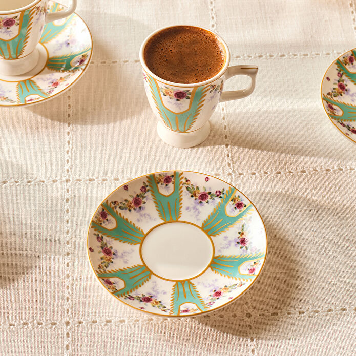 Karaca Dila 6 Kişilik Kahve Fincan Takımı 80 ml