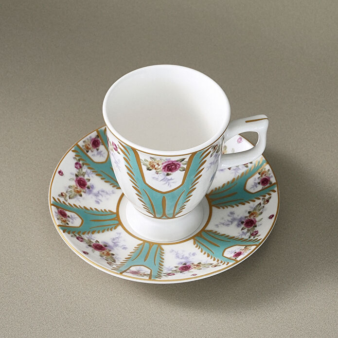 Karaca Dila 6 Kişilik Kahve Fincan Takımı 80 ml