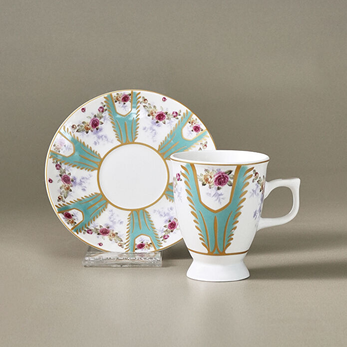 Karaca Dila 6 Kişilik Kahve Fincan Takımı 80 ml