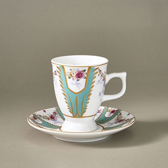 Karaca Dila 6 Kişilik Kahve Fincan Takımı 80 ml