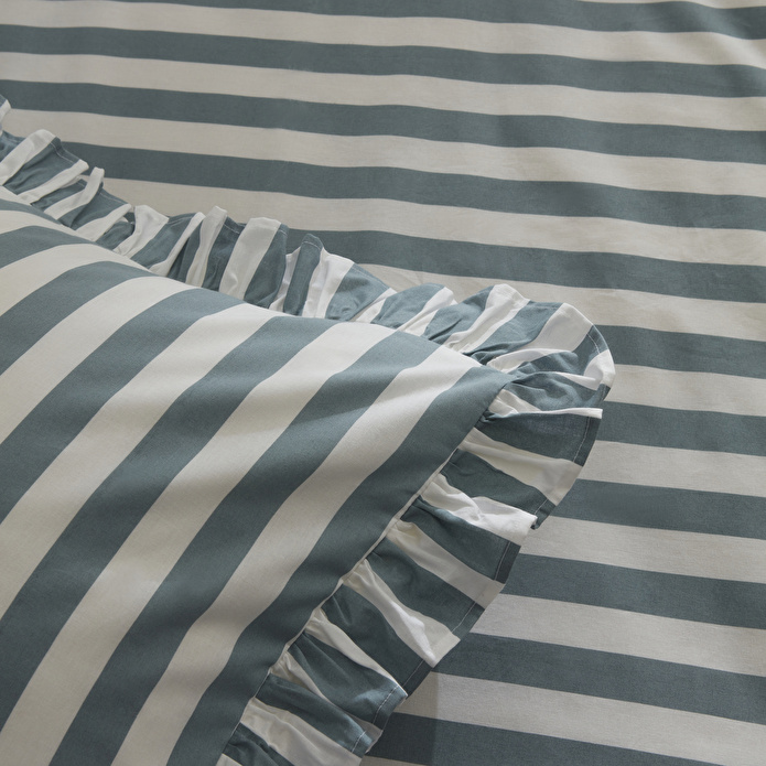 Karaca Home Ripple Çift Kişilik Nevresim Takımı Mavi