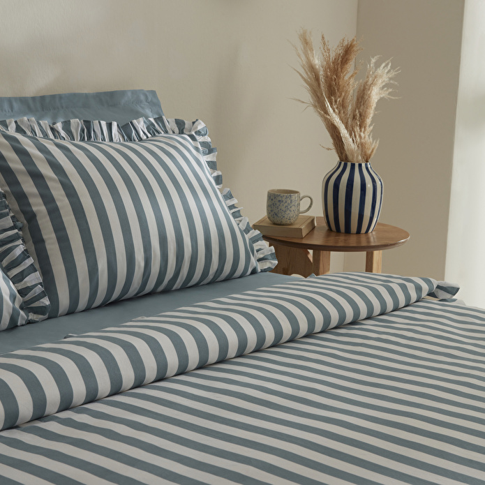 Karaca Home Ripple Çift Kişilik Nevresim Takımı Mavi