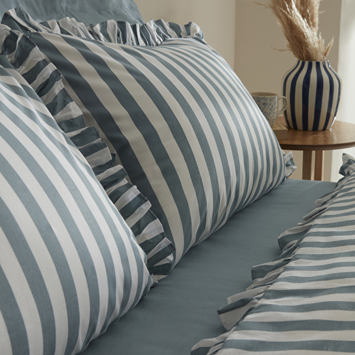 Karaca Home Ripple Tek Kişilik Nevresim Takımı Mavi