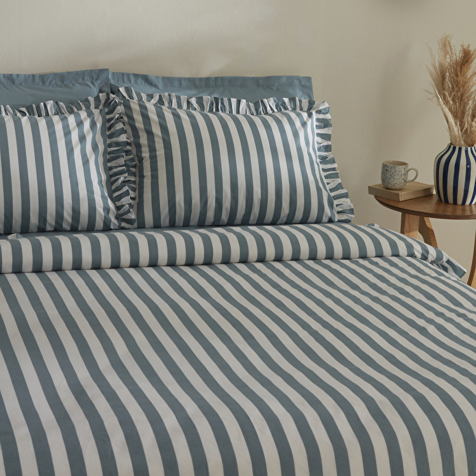 Karaca Home Ripple Tek Kişilik Nevresim Takımı Mavi