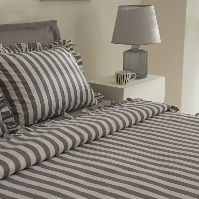 Karaca Home Ripple Çift Kişilik Nevresim Takımı Gri