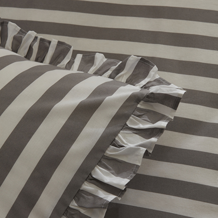 Karaca Home Ripple Tek Kişilik Nevresim Takımı Gri