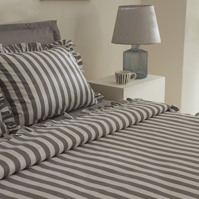 Karaca Home Ripple Tek Kişilik Nevresim Takımı Gri