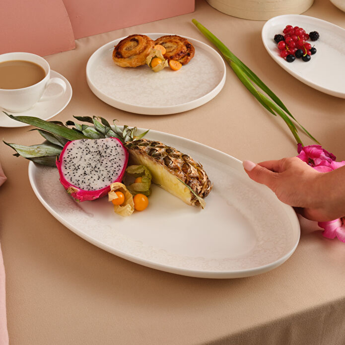 Karaca Minerva Kayık Tabak 35 cm