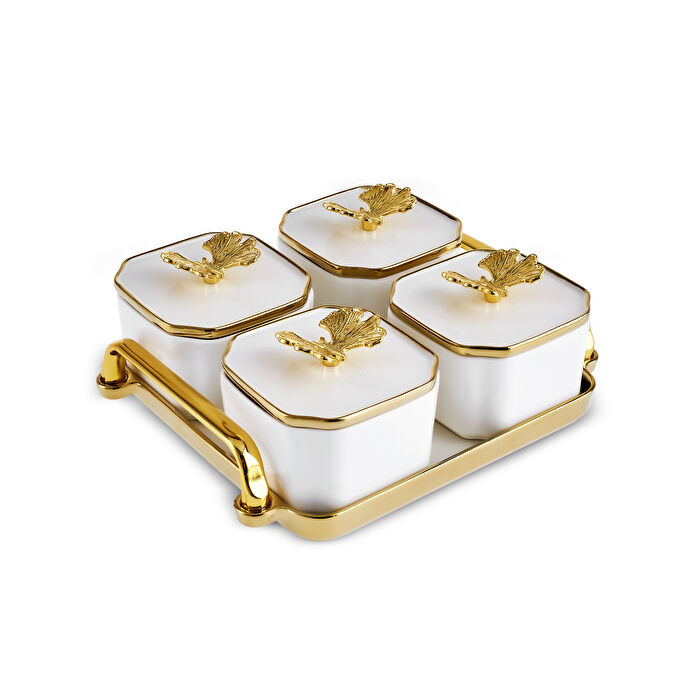 Karaca Liva 4'lü Tepsili Kahvaltılık