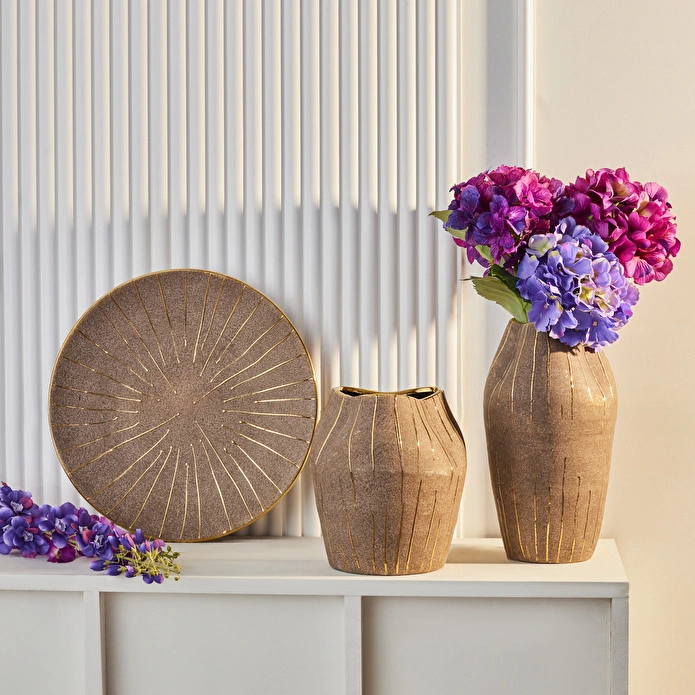 Karaca Home Marquis Vazo 17x17x30 cm