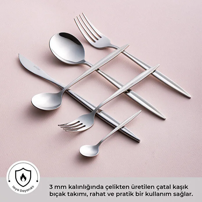 Emsan Nova 72 Parça 12 Kişilik Çatal Kaşık Bıçak Takımı Lüks Kutulu