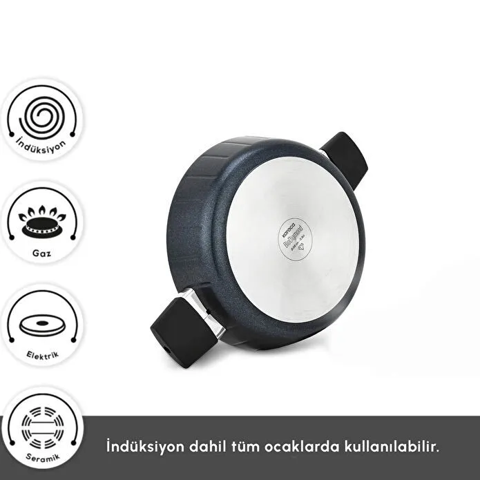 Karaca Biodiamond Regnum İndüksiyon Tabanlı 13 Parça Tencere Seti