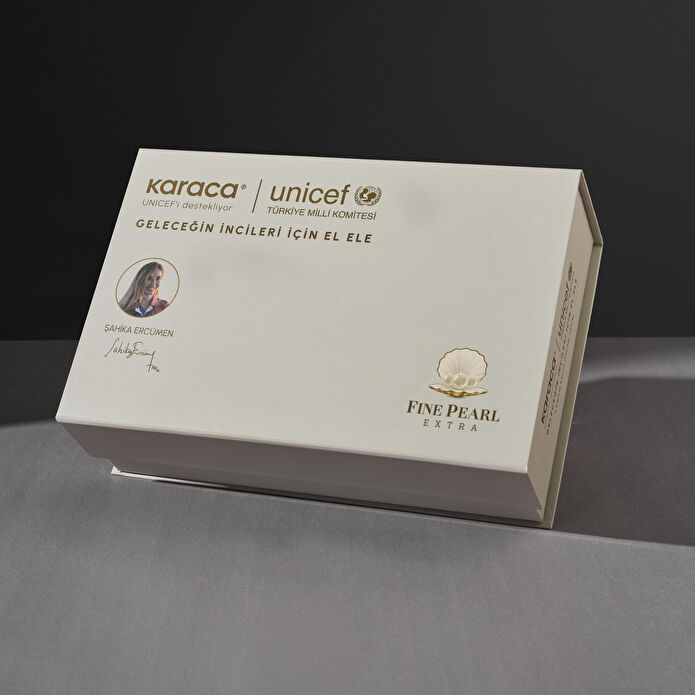 Karaca Unicef Şahika Ercümen 2 Kişilik Kahve Fincan Takımı 90 ml