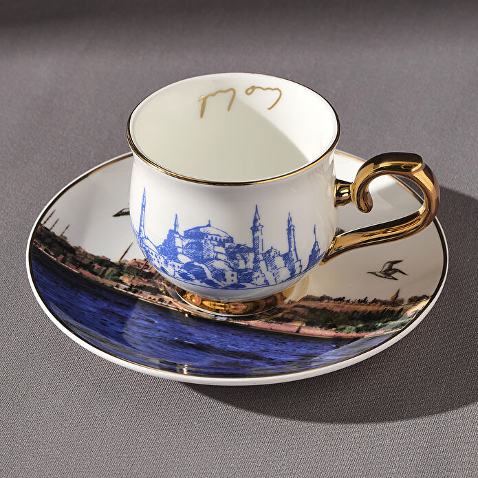 Karaca Unicef İlber Ortaylı 2 Kişilik Kahve Fincan Takımı 90 ml