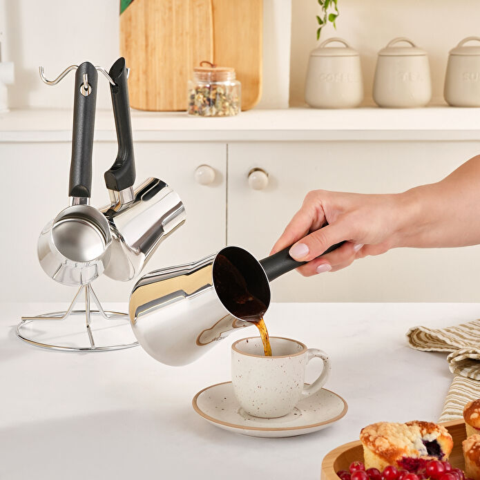 Karaca Nevra 3'lü Cezve Takımı